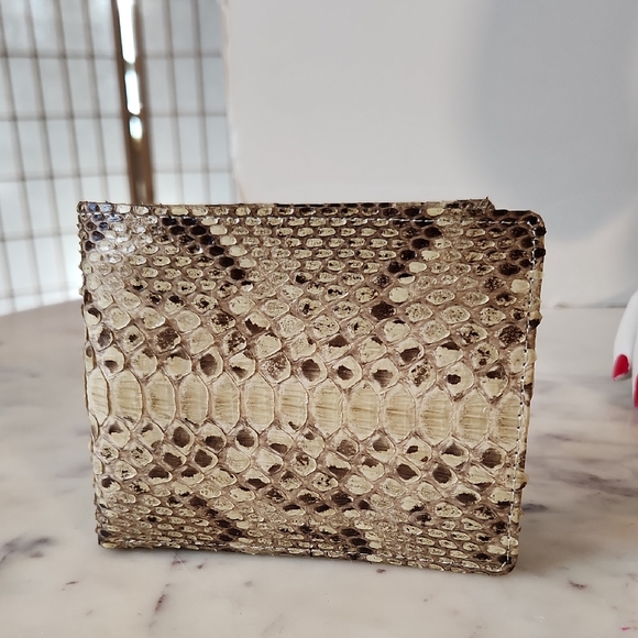 Authentic Python Snakeskin Bifold / Wallet - Picture 1 of 7